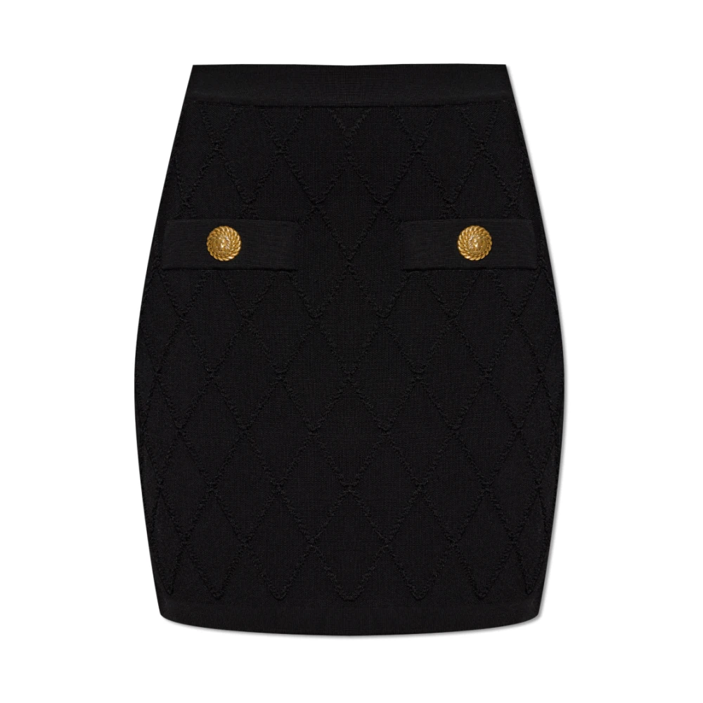 Balmain Donna Nero - Skirts - Skirts - S - Immagine 2
