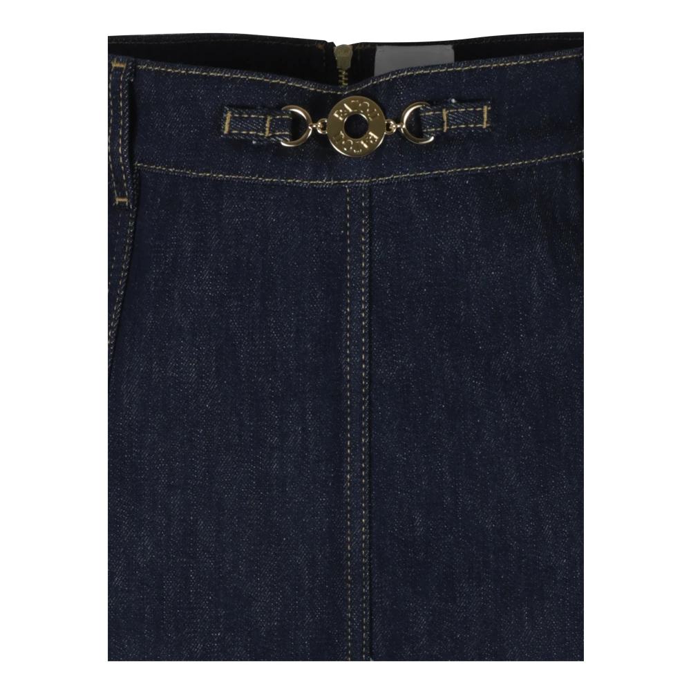 Patou Jewel Potlood Rok Blue Dames