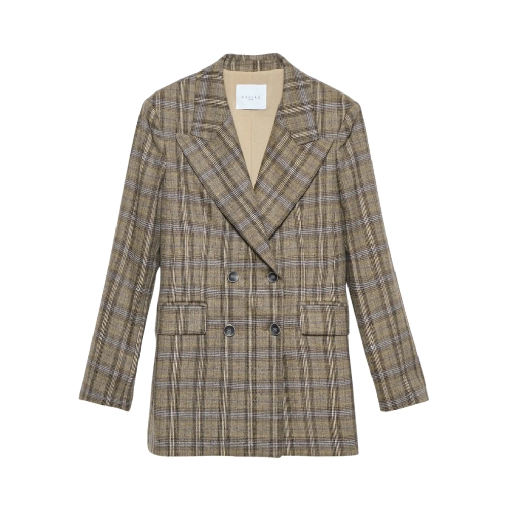 Gaëlle Paris Dubbelbreasted Jas Multicolor Dames