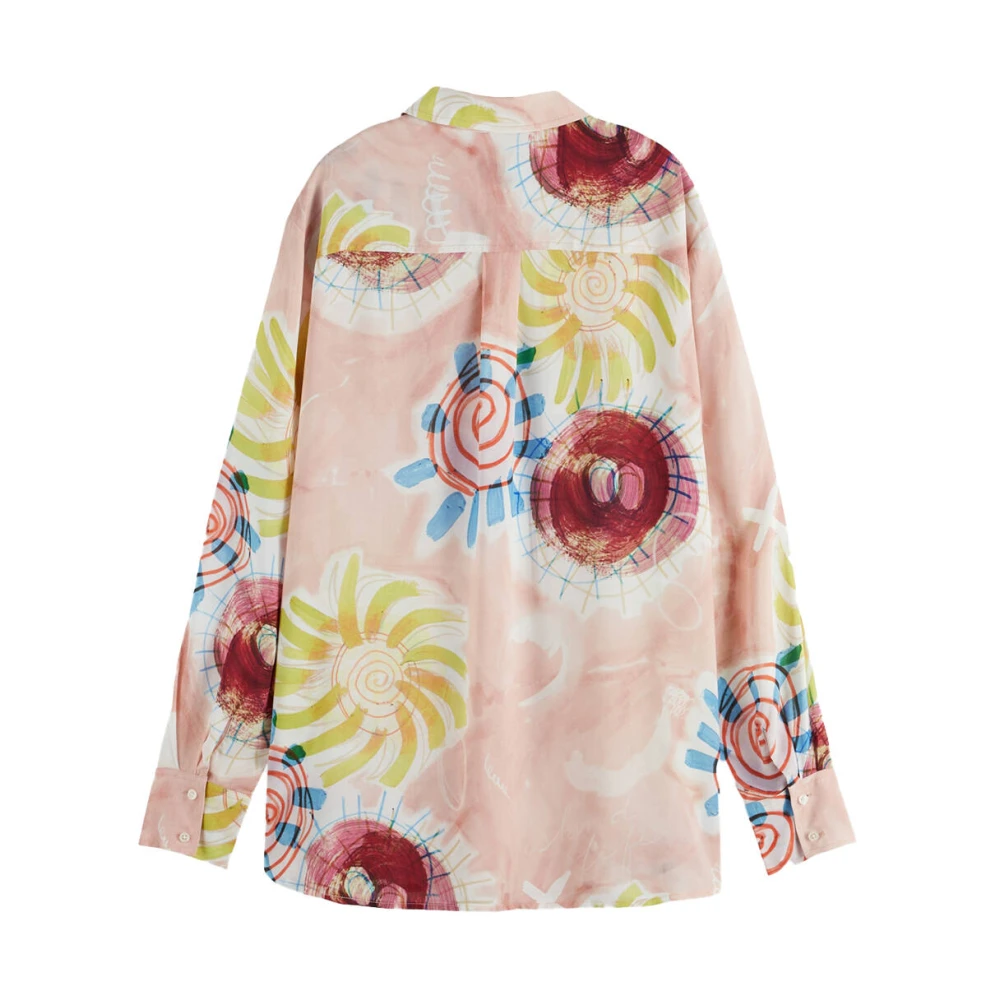 Scotch & Soda Gedrukt losvallend overhemd Multicolor Dames