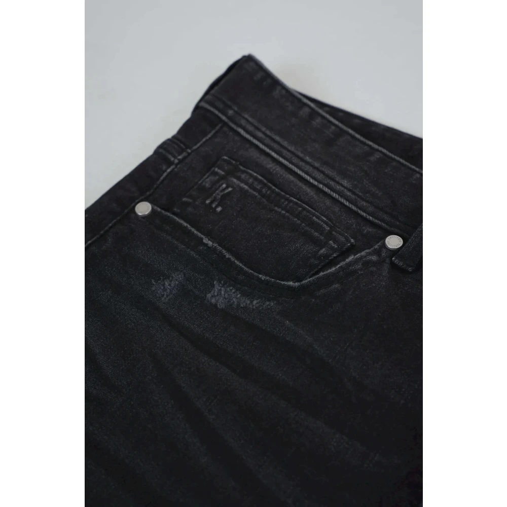 Kultivate Jeans- Kltv JN Kane Protect Slim FIT Black Heren