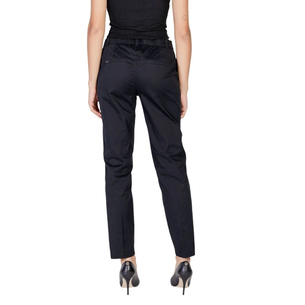 Street One Zwarte Katoenen Jeans & Broek Black Dames