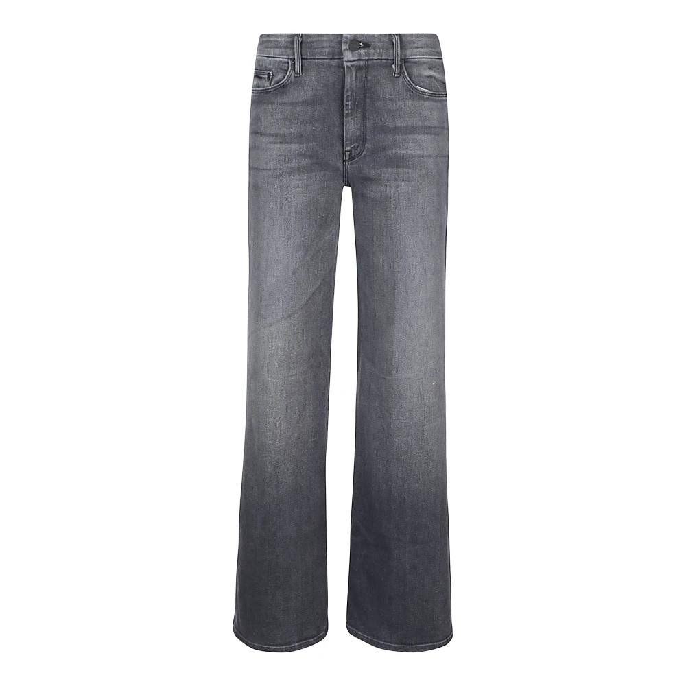 Mother Roller Heel Jeans X Marks the Spot Gray Dames