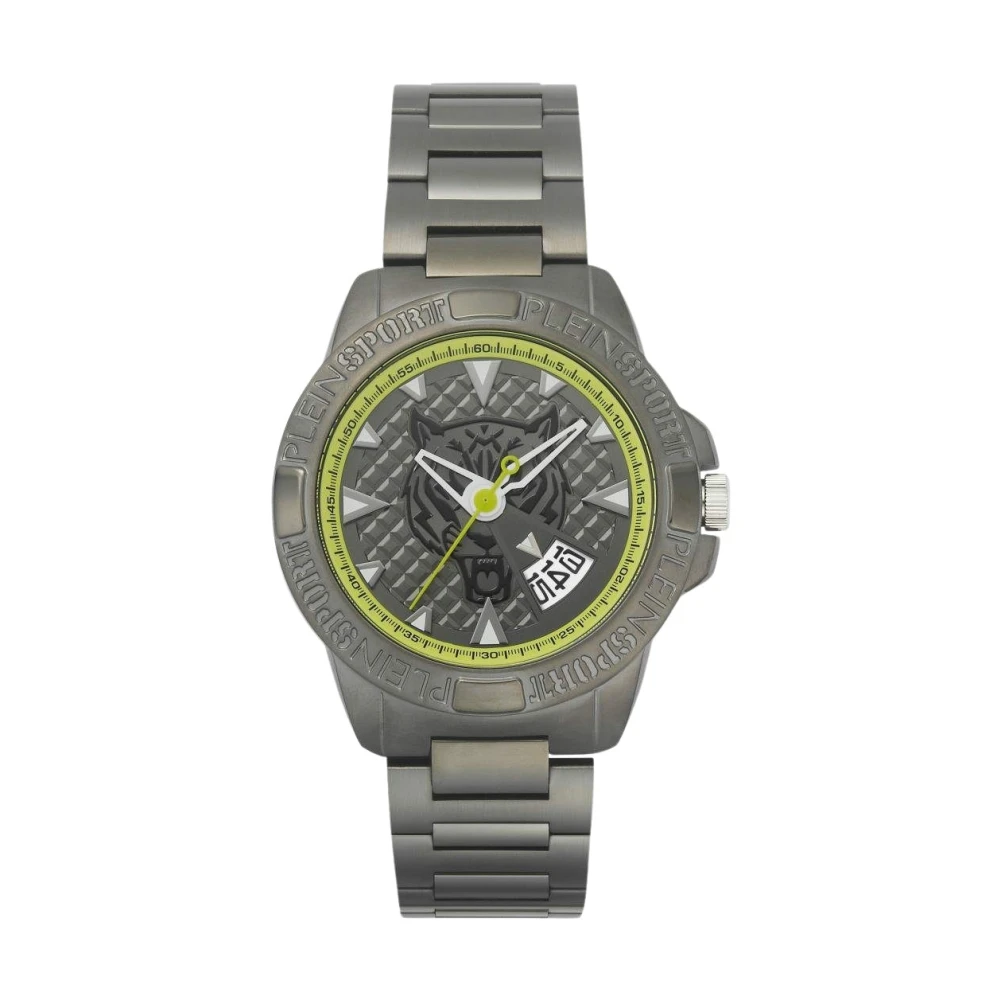 Plein Sport Men's Gray Watches, One Size, Touchdown Watch