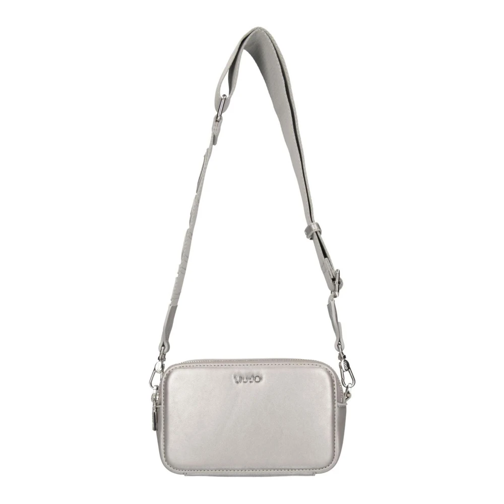 Liu Jo Glanzend Effect Elegante Synthetisch Leren Tas Beige Dames