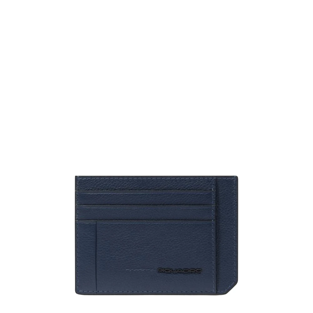 Piquadro Mannelijk Blauw Pp2762w137r Slim Credit Card Holder