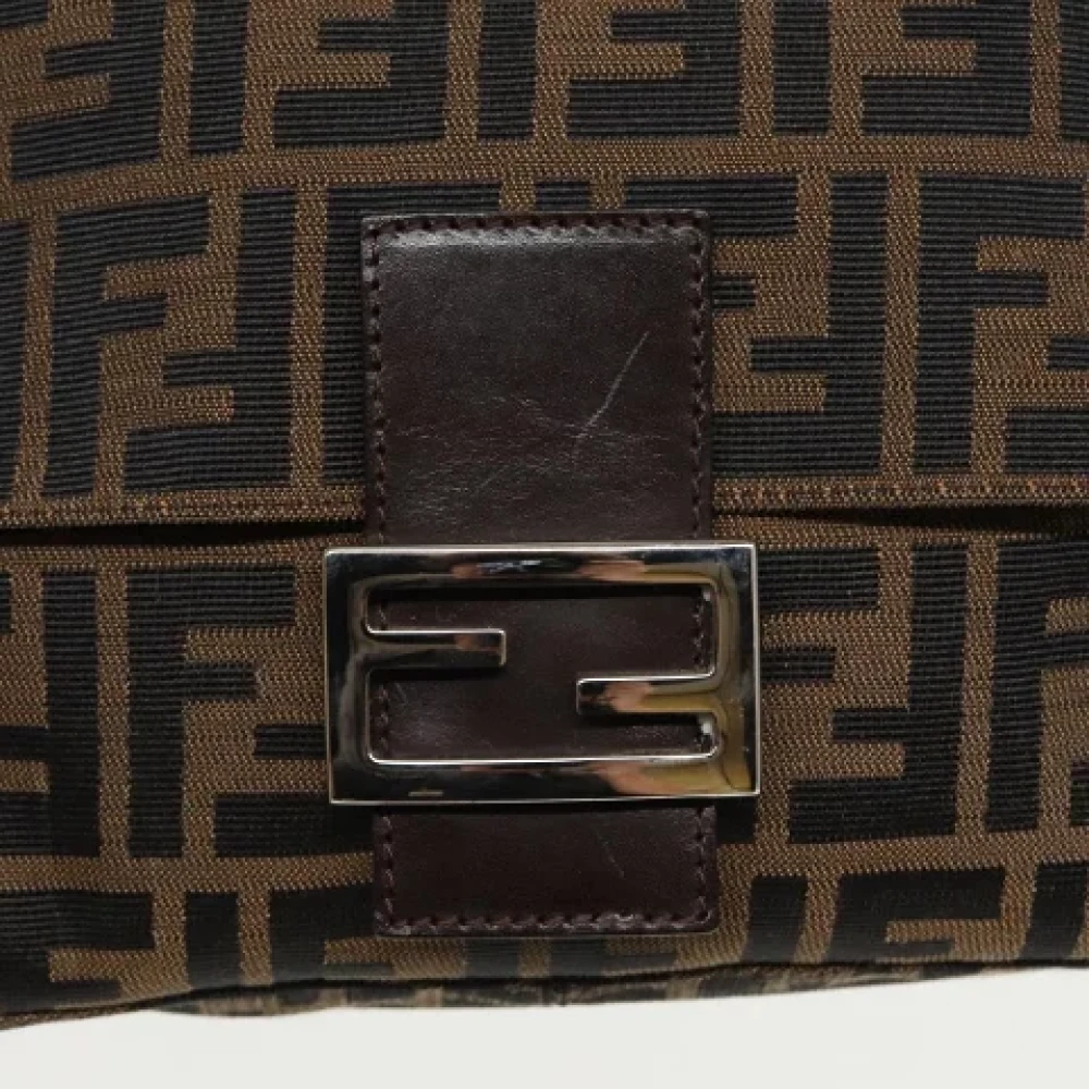 Fendi Vintage Pre-owned Canvas fendi-bags Brown Dames