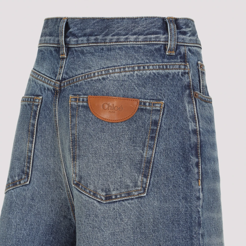 Chloé Blauwe Jeans Elegante Mode Stijl Blue Dames