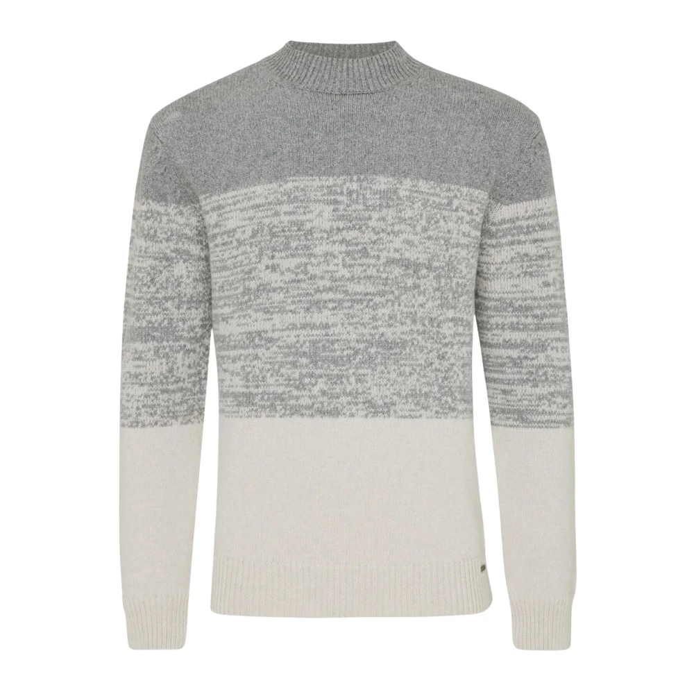 Gentiluomo Rol Kraag Trui Gray Heren