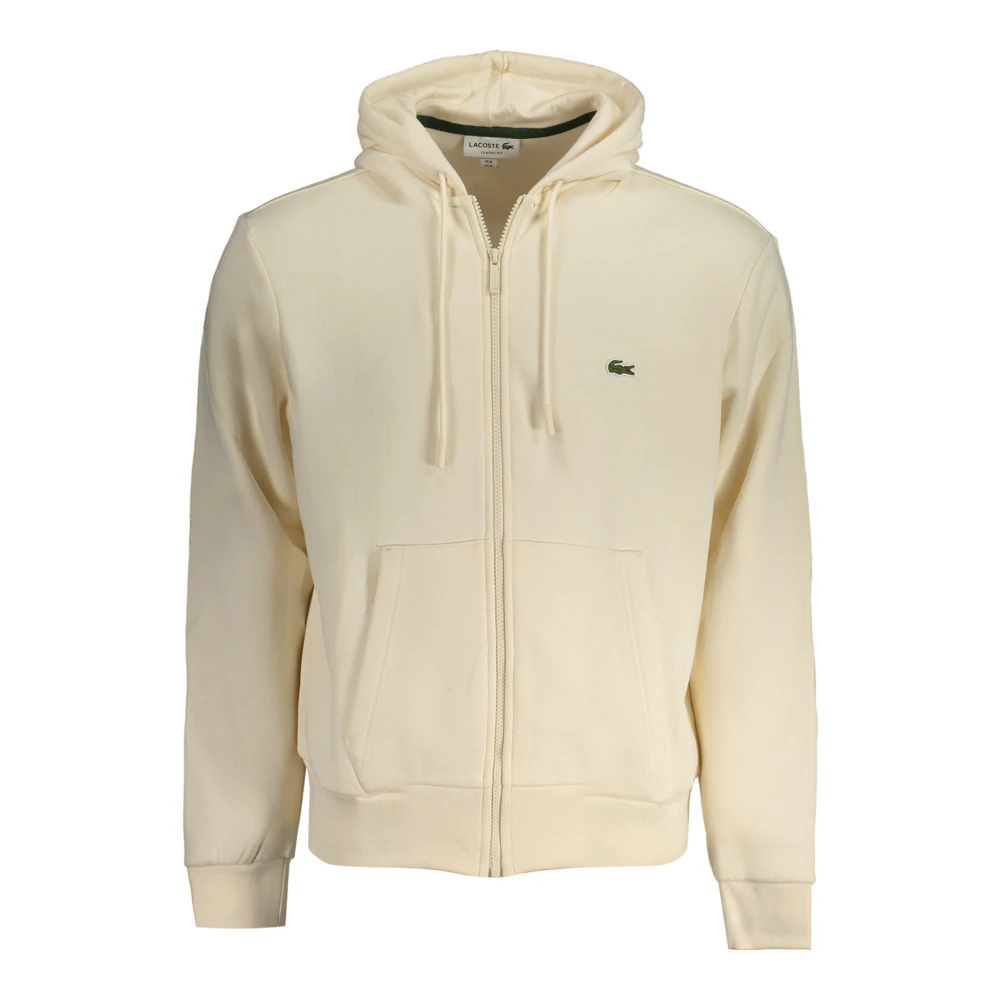 Lacoste Men's Beige Long Sleeve Hoodie