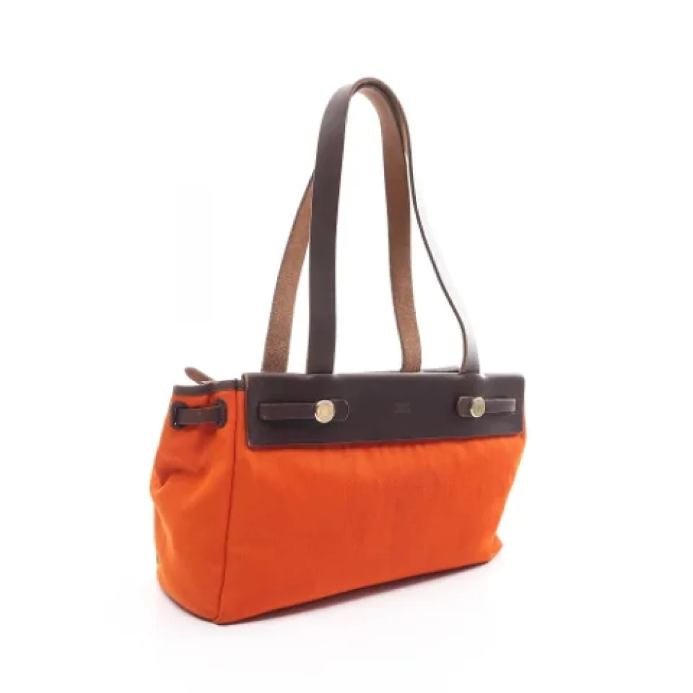 Hermès Vintage Pre-owned Fabric totes Orange Dames