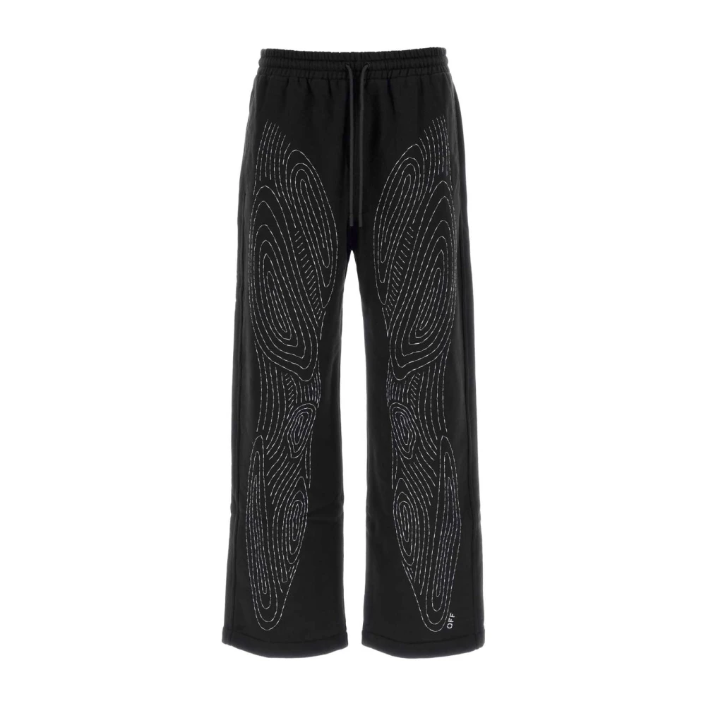 Trousers > Straight Trousers - - Off White - Modalova