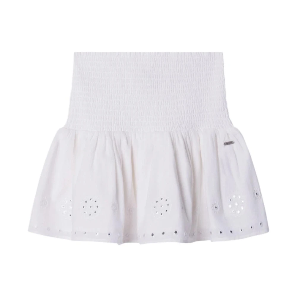 Pepe Jeans White Kids Skirts, Unisex, 16 Y, Holly Skirt