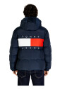 veste-bleue-en-polyester-imprime-automne-hiver