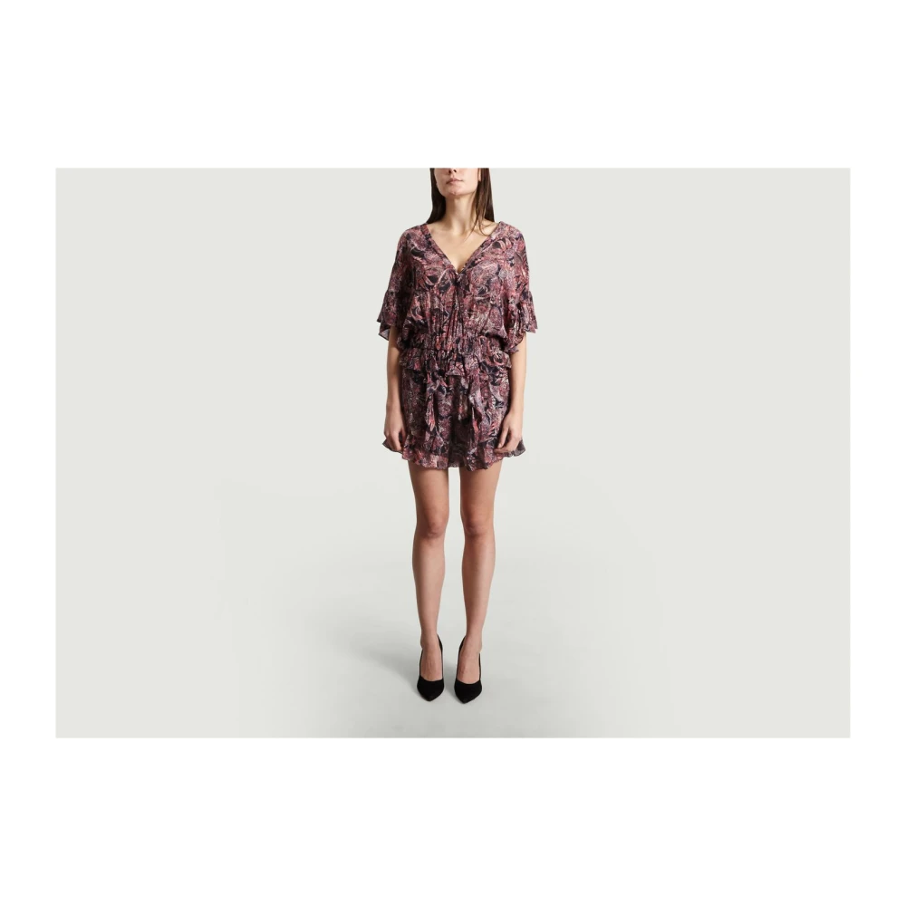 IRO Zwart Kasjmierprint Jumpsuit Multicolor Dames