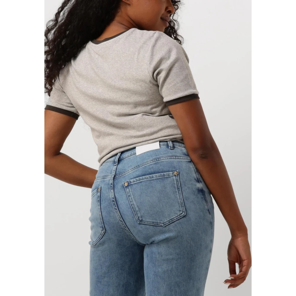 Co'Couture Grijze Edge Tee Gray Dames
