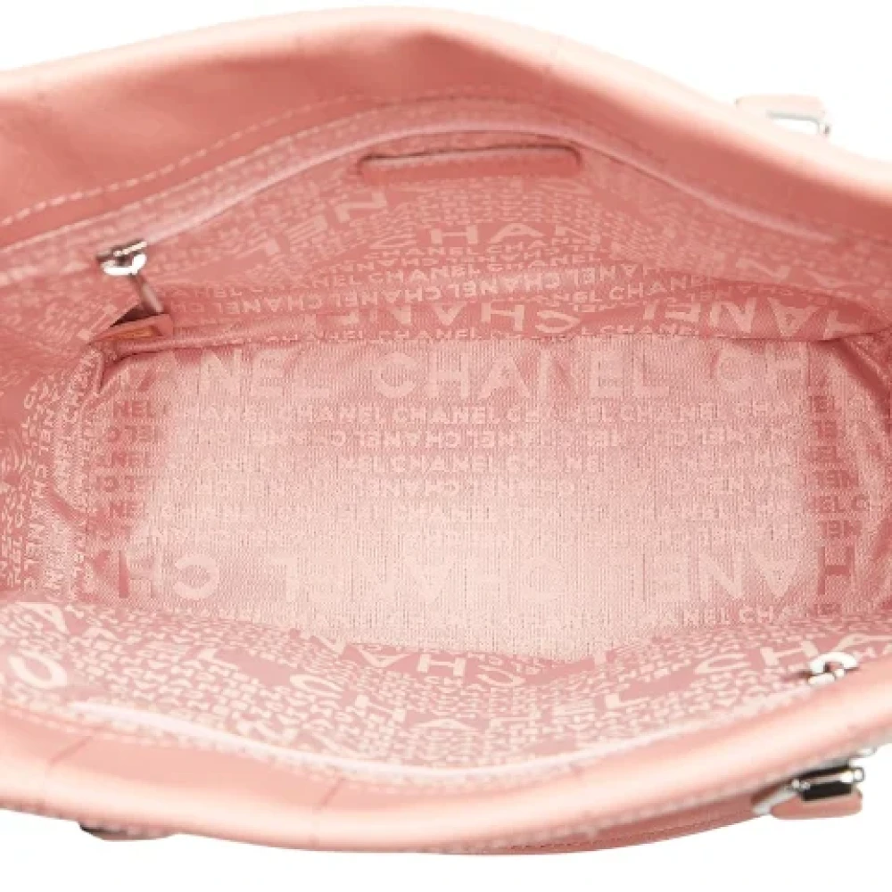 Chanel Vintage Pre-owned Leather totes Pink Dames