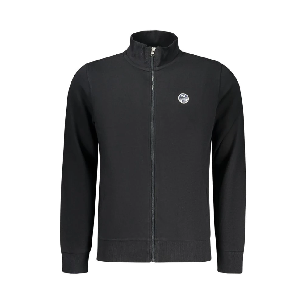 North Sails Long-Sleeved Sweatshirt - Male - Zip-Throughs - Black - 3XL - Sweatshirts & Hoodies