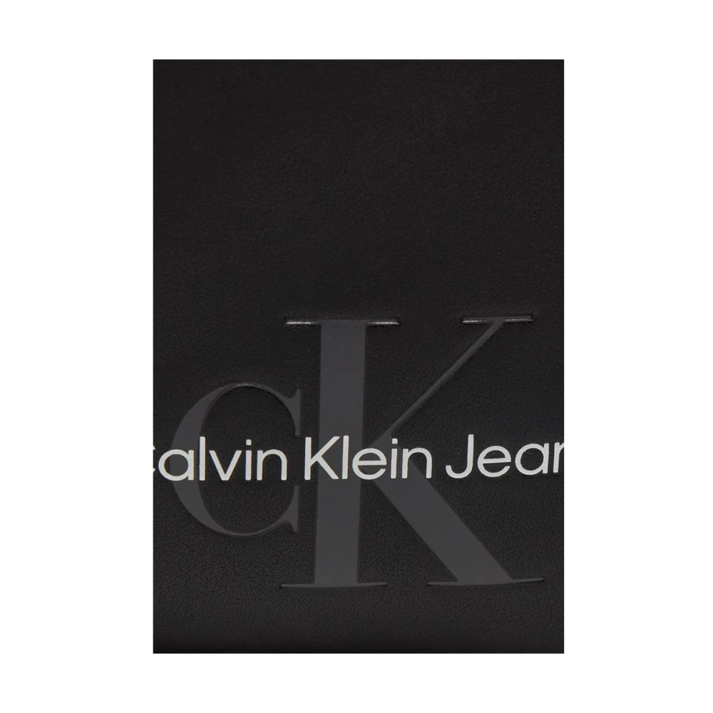 Calvin Klein Jeans Heren zwarte polyurethaan tas Black Heren