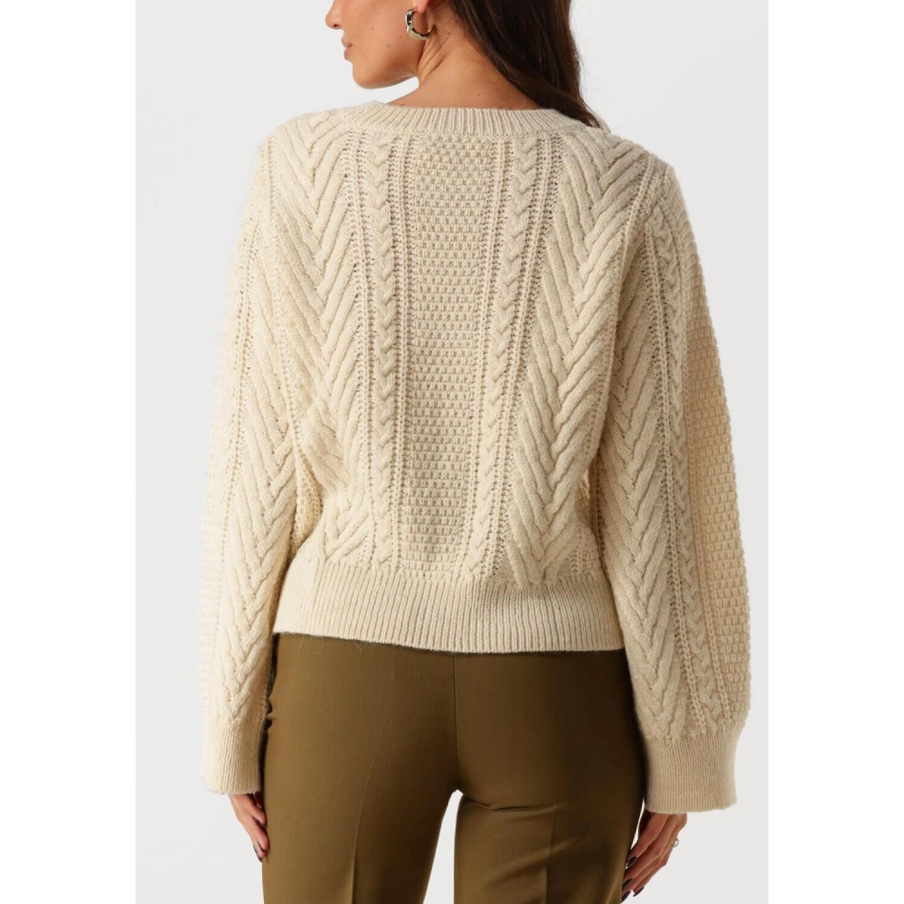 Modström Beige O-Neck Top Beige Dames