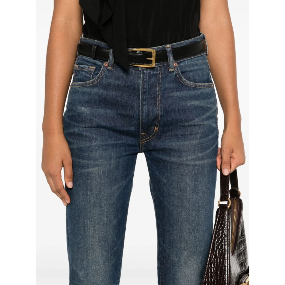 Tom Ford Blauwe Jeans Damesmode Aw24 Blue Dames