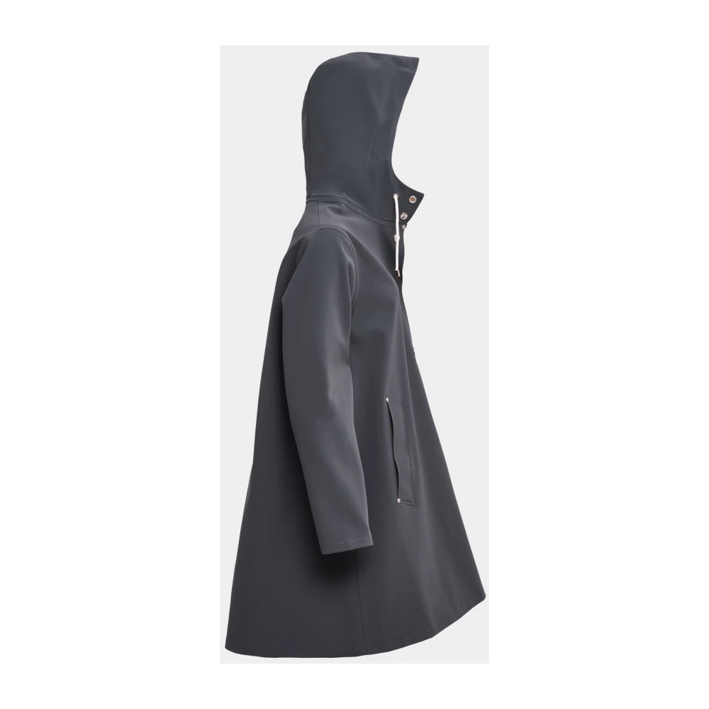 Stutterheim A-Lijn Waterdichte Regenjas voor Vrouwen Black Dames