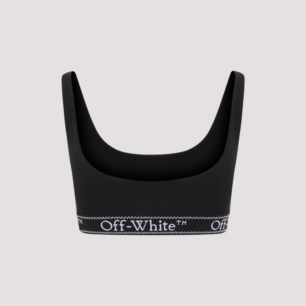 Off White Zwart Wit Logoband Bh Black Dames