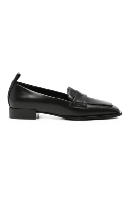 Julie 25mm Square-Toe Loafers