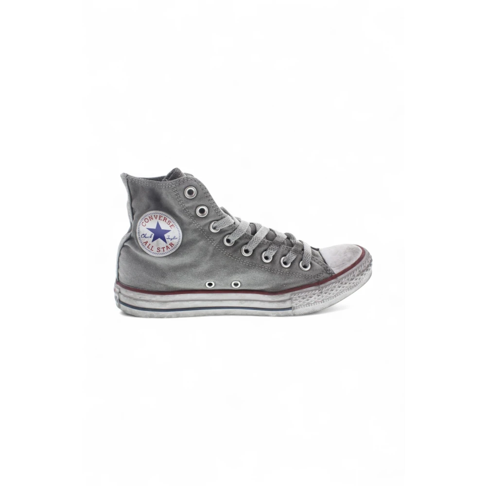 Converse Rook Hi Canvas Rubberen Zool Sneakers Heren Schoenen Grijs