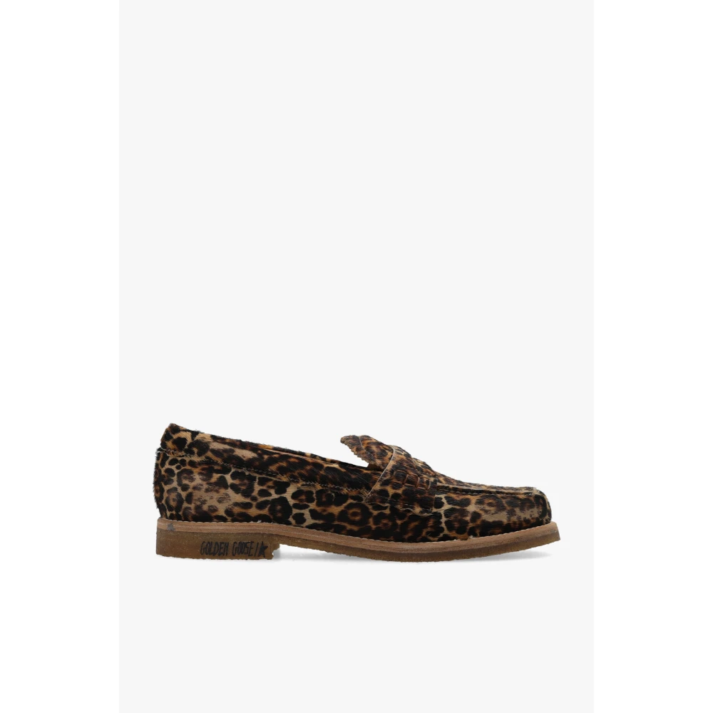 Golden Goose Leren loafers Brown Dames