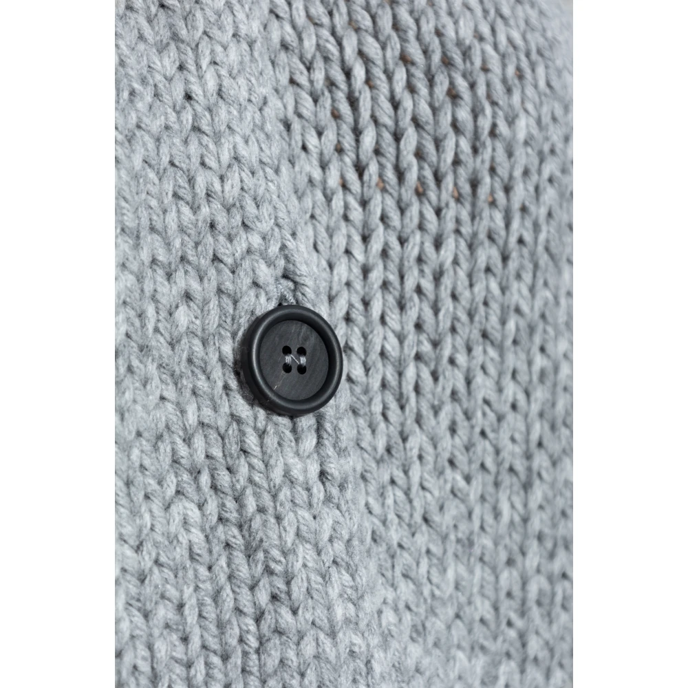 Fabiana Filippi Wollen Vest Gray Dames