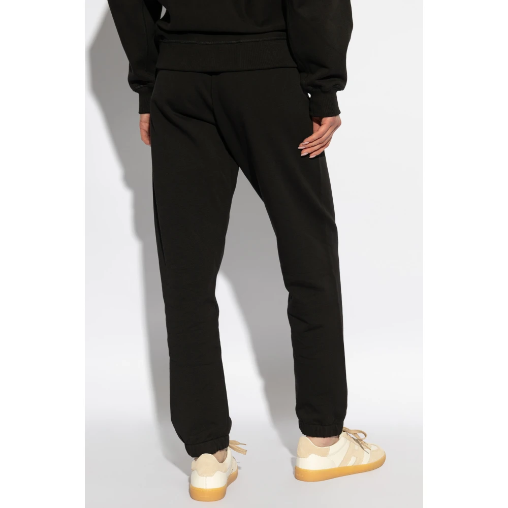 Kenzo Sweatpants met geborduurd logo Black Dames