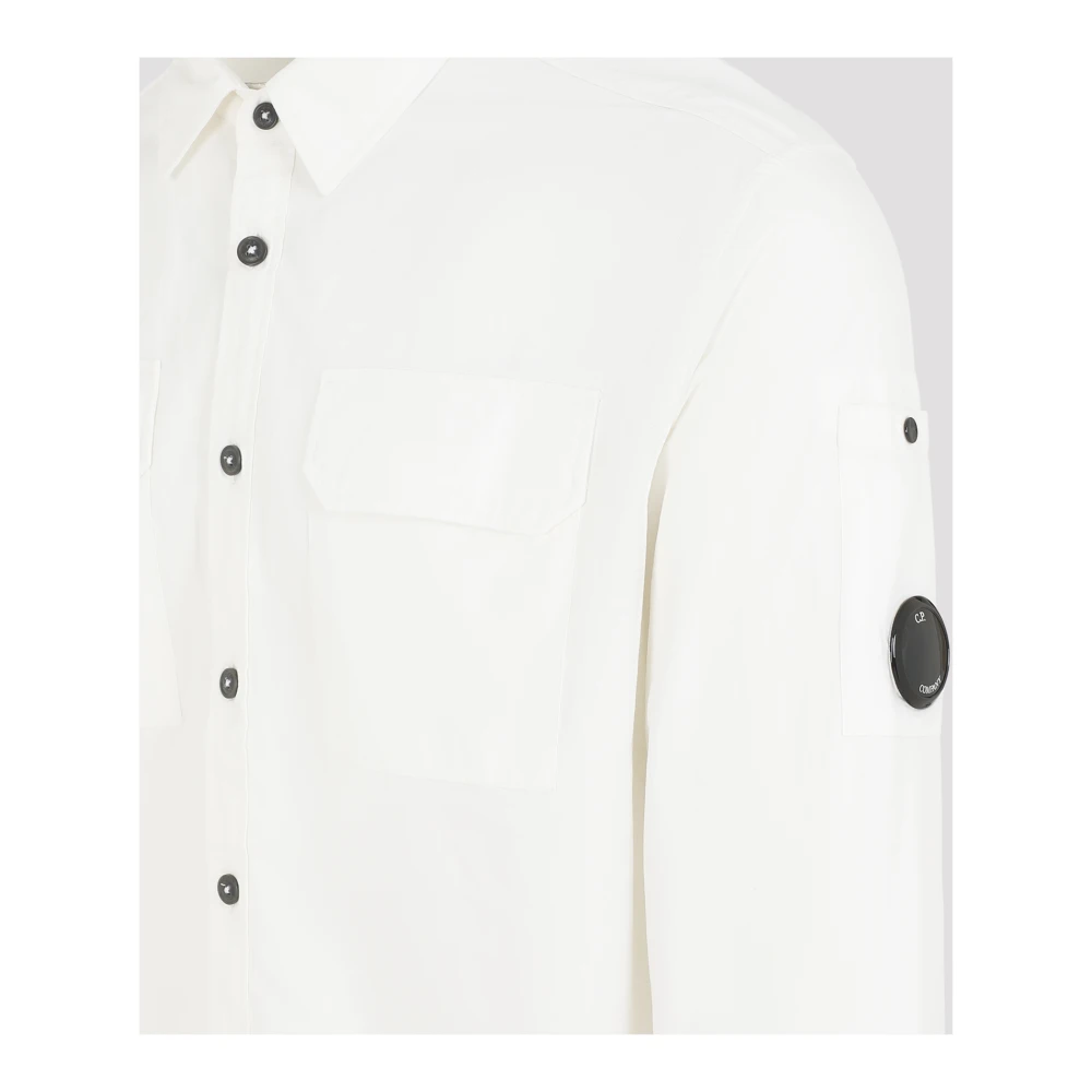 C.P. Company Wit Overhemd Aw24 Stijlvol White Heren