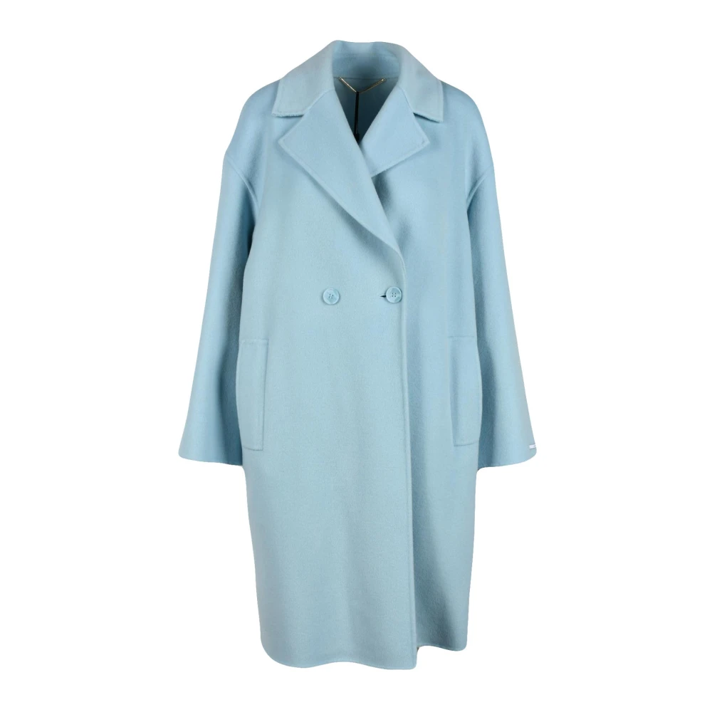 Marella Wollen jas Blue Dames