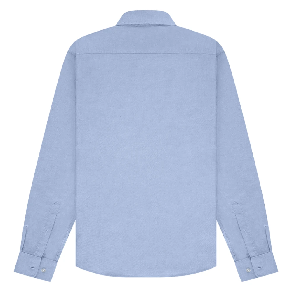 In Gold We Trust Casual Shirts Blue Heren