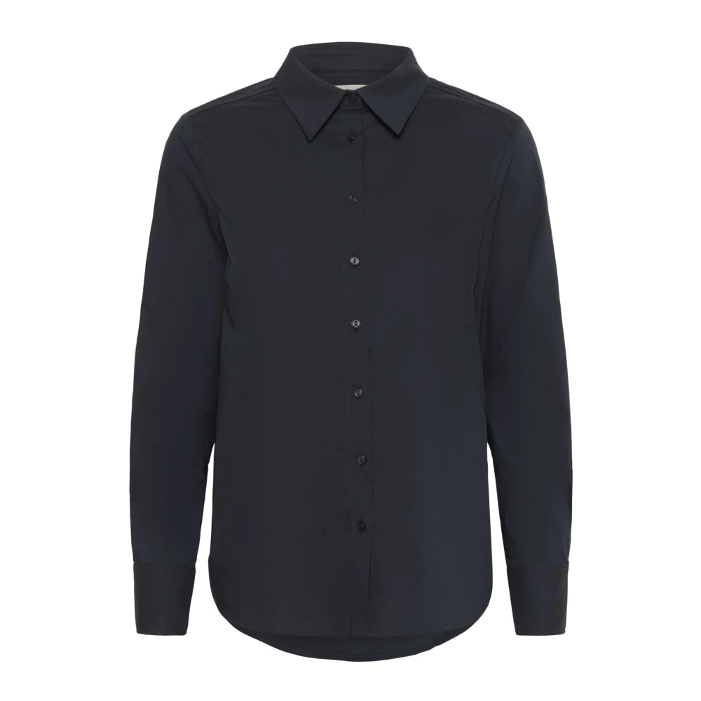 Part Two Blue Dark Navy Niminipw Sh Blouse - Female - Shirts - 2XS - Blouses & Shirts