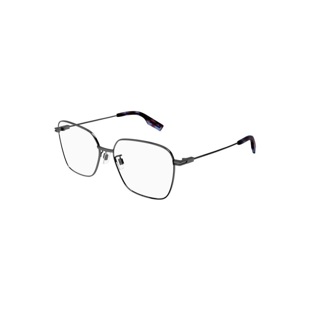 Alexander Mcqueen Men's Gray Glasses, 55 Mm, Optical Frame