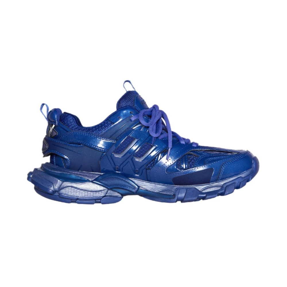 Balenciaga Cozy BB Leather Slippers Heren Schoenen Blauw