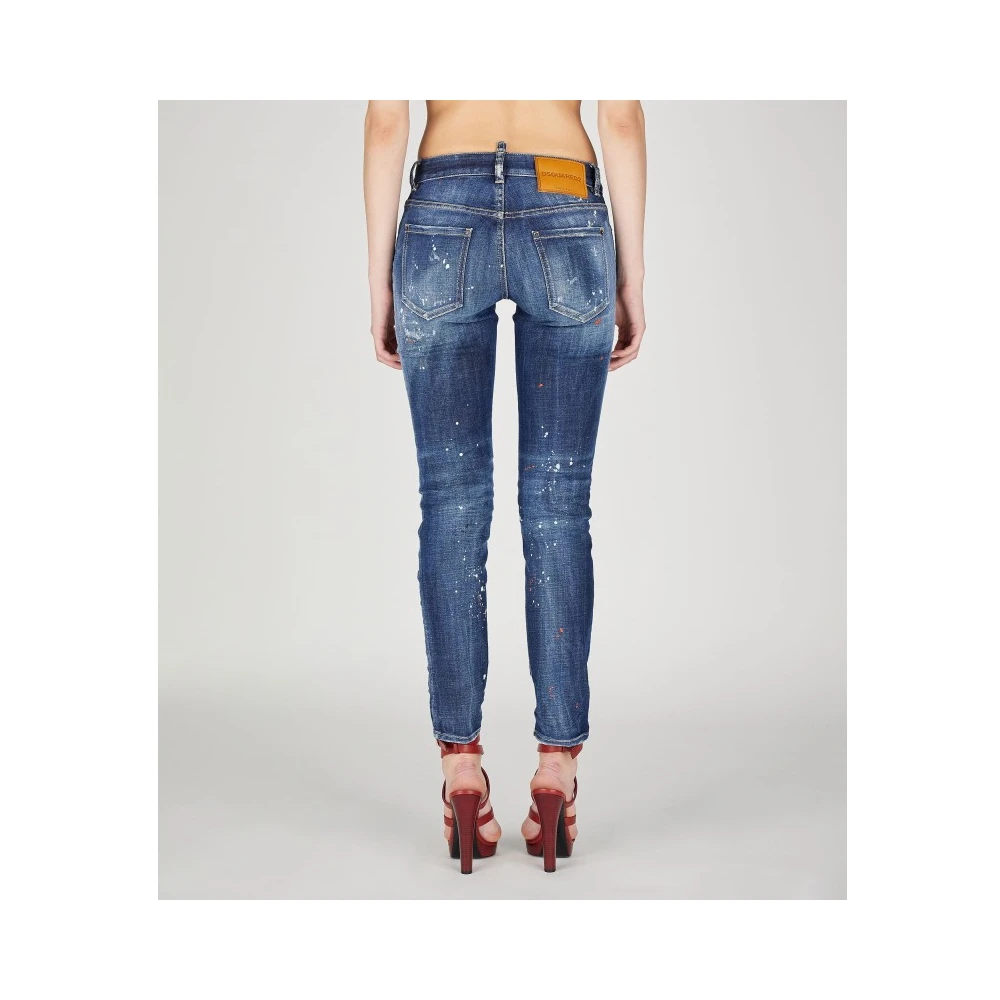 Dsquared2 Stijlvolle Jeans voor Mannen Blue Dames