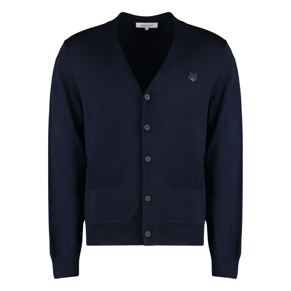 Maison Kitsuné Knitwear Blue Heren