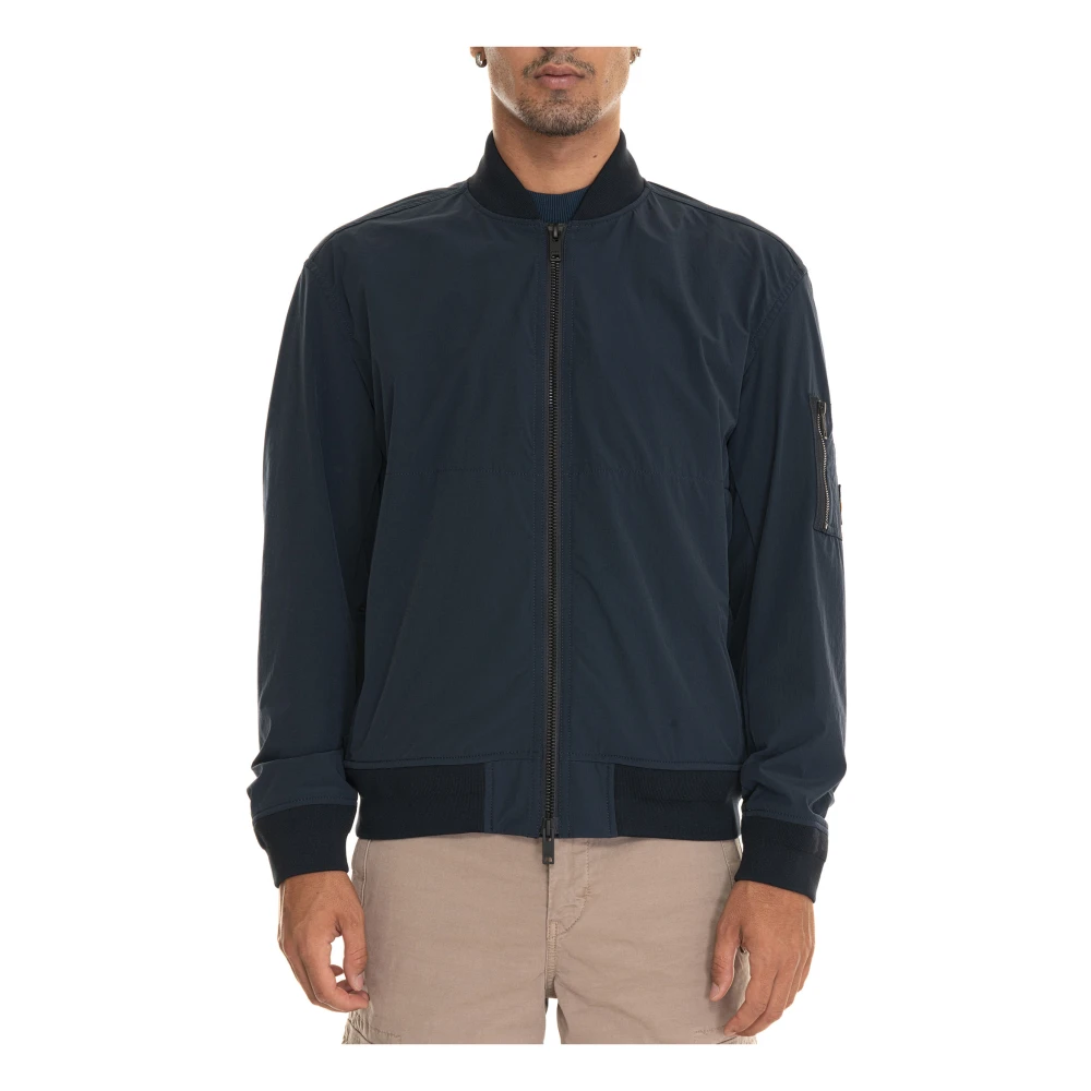 Boss Warme Winter Puffer Jacket Blue Heren