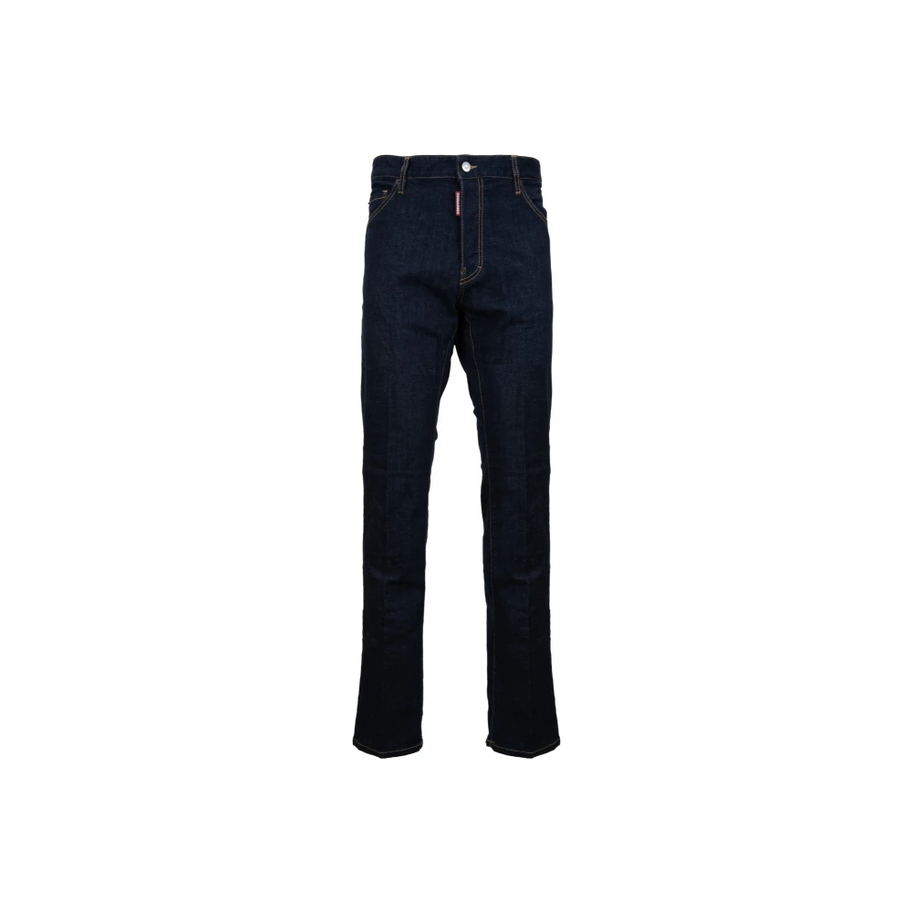 Dsquared2 Blue Straight Fit Jeans, Male, M, Straight Jeans