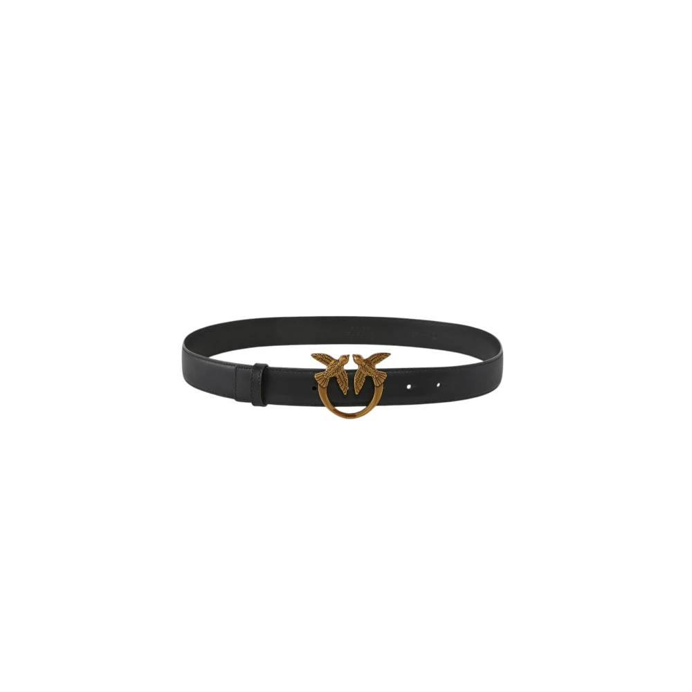 Pinko Black Love Berry H3 Belt - Female - Belts - L - Accessories