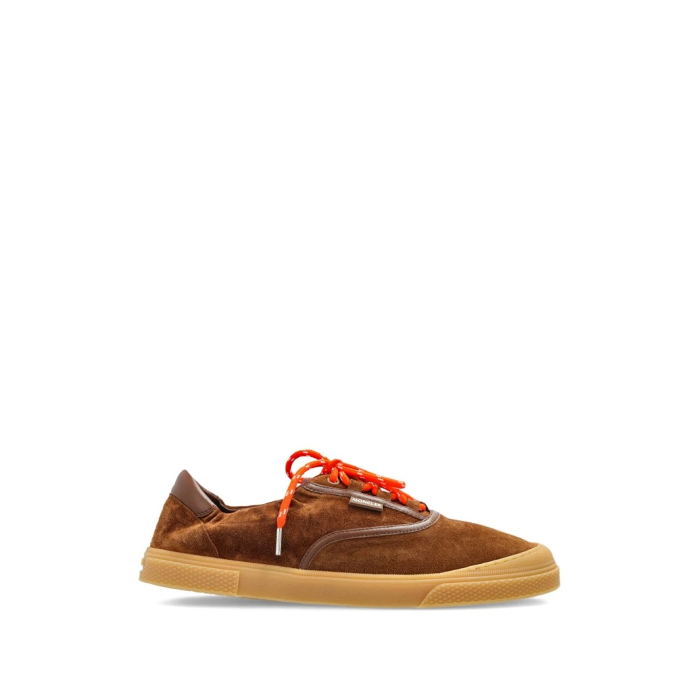 Moncler Vera Leisure Suede Sneakers Heren Schoenen Bruin