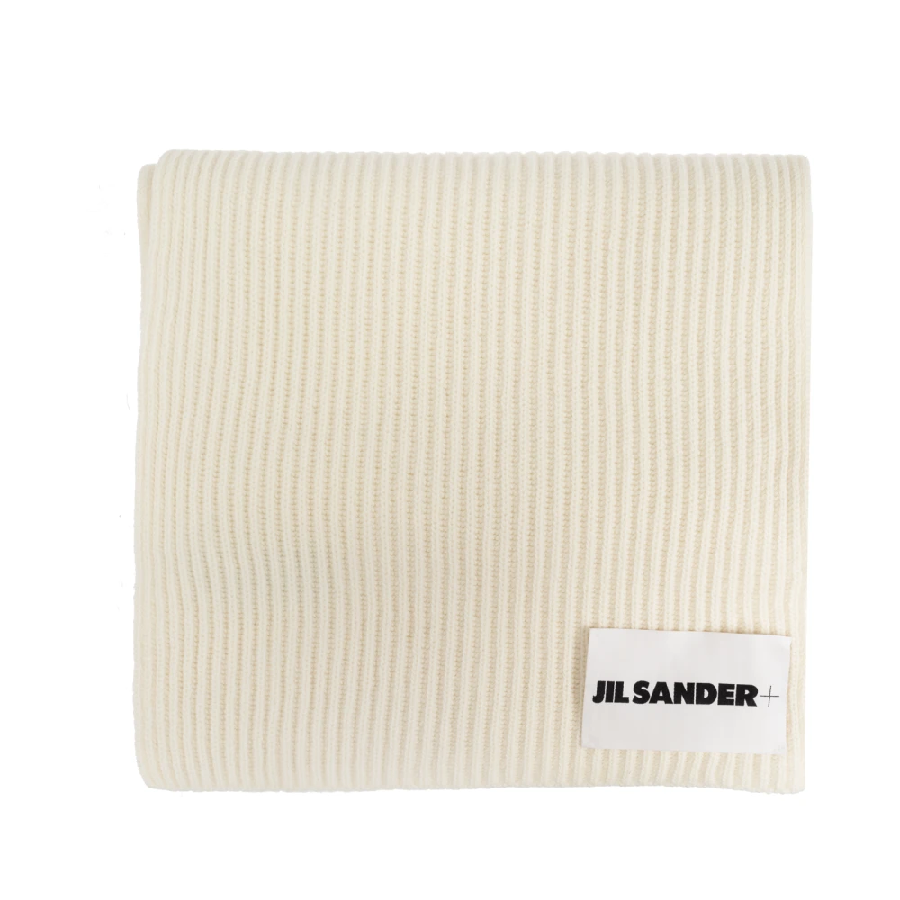 Jil Sander Wollen sjaal Beige Dames