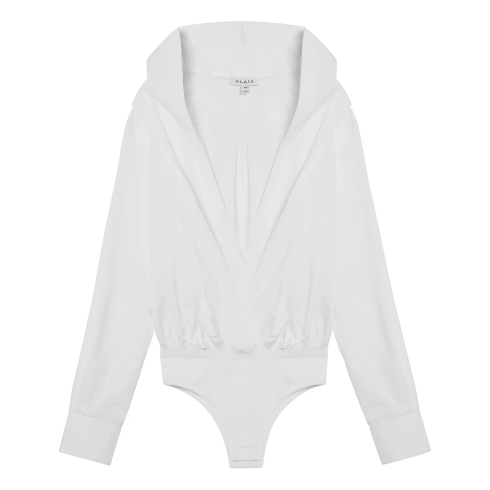 Alaïa Lange mouwen overhemd White Dames