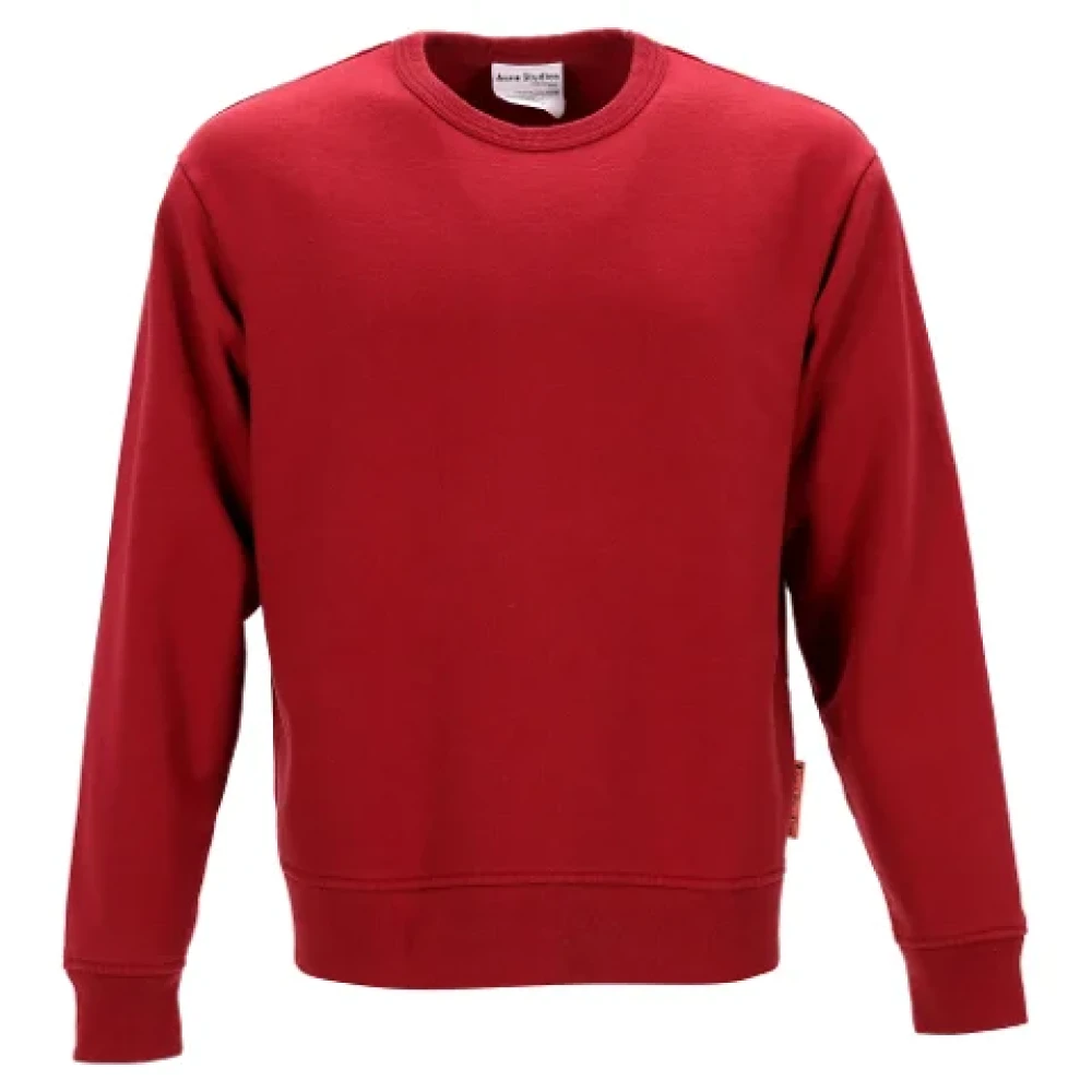 Acne Studios Pre-owned Cotton tops Red Heren