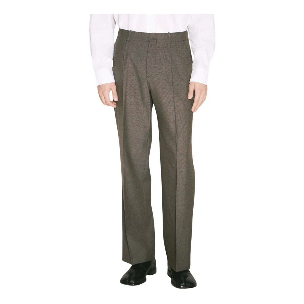 Our Legacy Geruite Chino Broek Gray Heren