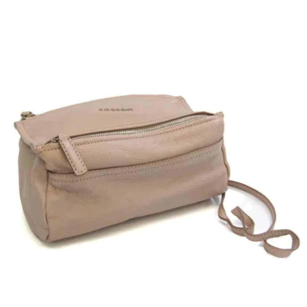 Givenchy Pre-owned Leather shoulder-bags Beige Dames