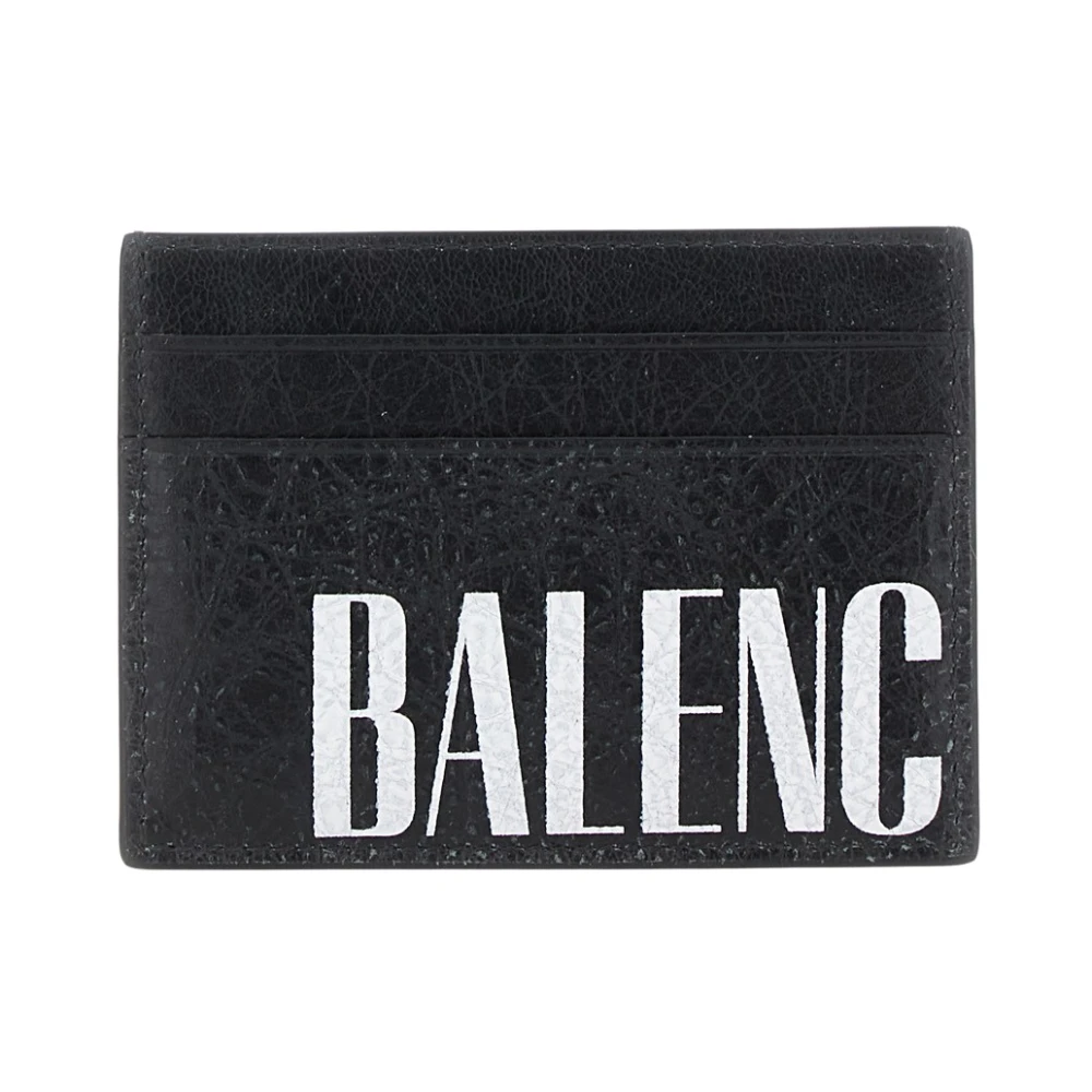 Balenciaga Men's Black Editor Card Holder - Wallets & Cardholders - One Size - Accessories